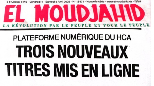 Revue de Presse Ecrite  le 05 Avril 2025